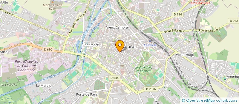 localisation de l'entreprise LA CAMBRESIENNE  CAMBRAI