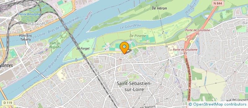 localisation de l'entreprise LA CAMBRONNAISE  SAINT-SEBASTIEN-SUR-LOIRE