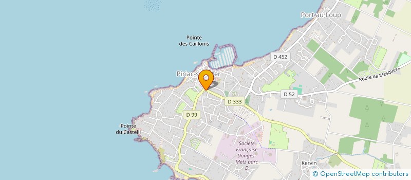 localisation de l'entreprise LA CAMBUSE à PIRIAC-SUR-MER