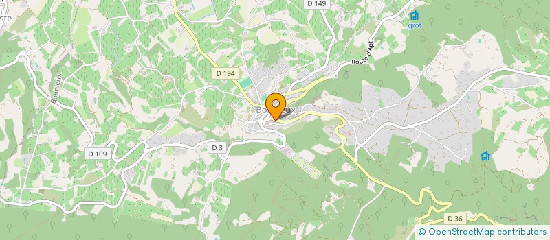 localisation de l'entreprise LA CAMBUSE à BONNIEUX