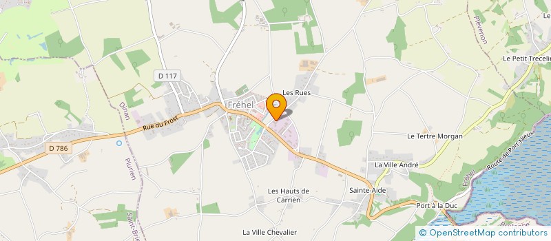 localisation de l'entreprise LA CAMBUSE  FREHEL