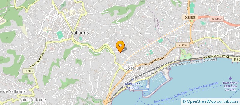 localisation de l'entreprise LA CAMBUSE A HISTOIRES  VALLAURIS