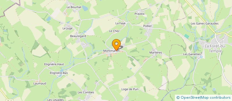localisation de l'entreprise LA CAMBUZE à LOURDOUEIX-SAINT-PIERRE