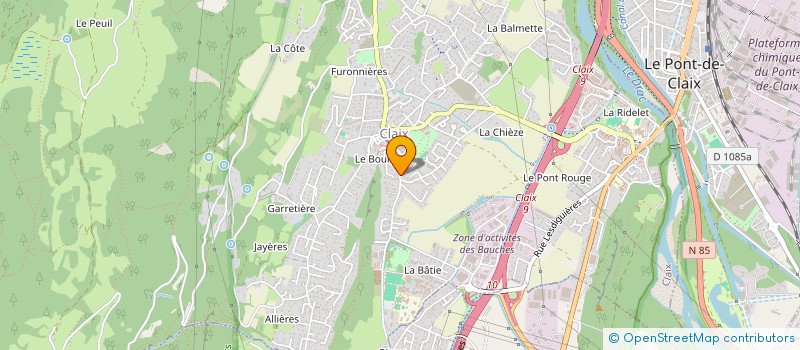 localisation de l'entreprise LA CAMERA BLEUE  CLAIX