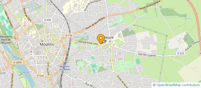 localisation de l'entreprise LA CAMERA MOULINOISE  AVERMES