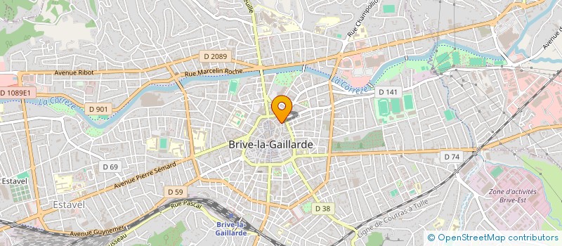 localisation de l'entreprise LA CAMERATA VOCALE DE BRIVE  BRIVE-LA-GAILLARDE