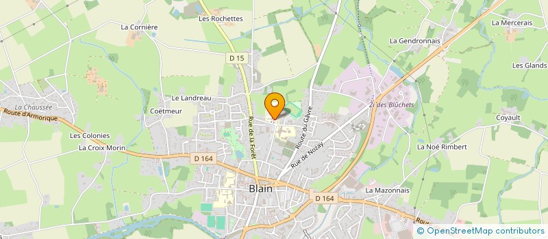 localisation de l'entreprise LA CAMILL'CALE DES PERSONNELS  BLAIN