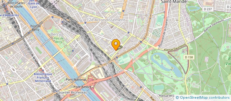 localisation de l'entreprise LA CAMILLIENNE SPORT 12  PARIS