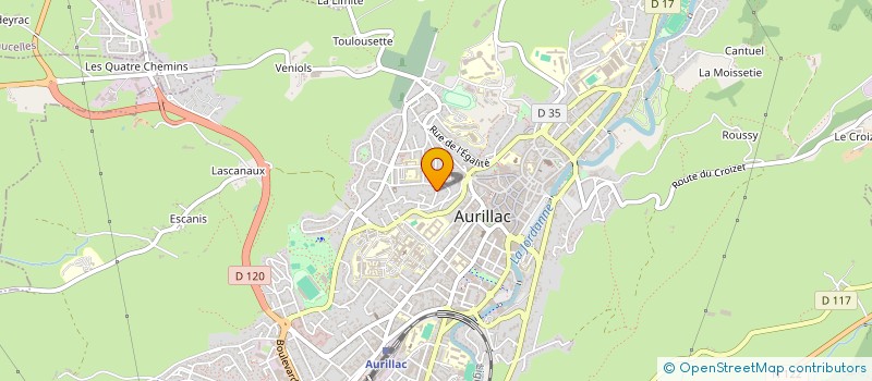 localisation de l'entreprise LA CAMINADE à AURILLAC