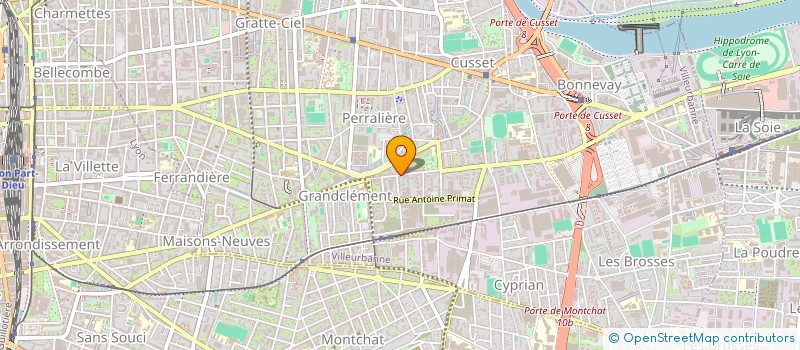 localisation de l'entreprise LA CAMIONNETTE - COMPTOIR A BROCHETTES à VILLEURBANNE