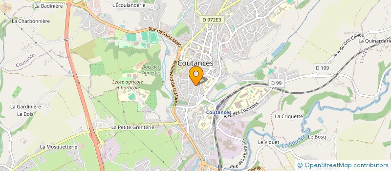 localisation de l'entreprise LA CAMP'  COUTANCES