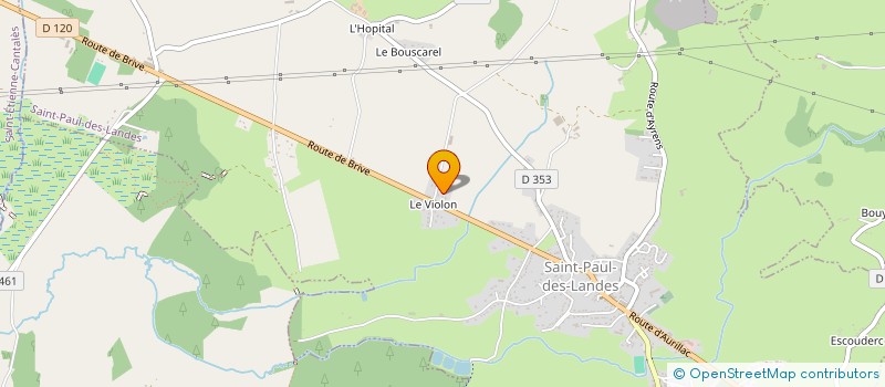 localisation de l'entreprise LA CAMP HAUTE à SAINT-PAUL-DES-LANDES
