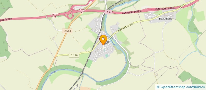 localisation de l'entreprise LA CAMPAGNARDE à CONFLANS-EN-JARNISY
