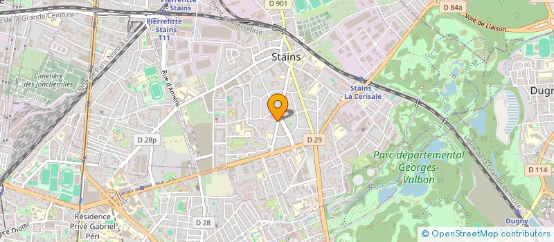 localisation de l'entreprise LA CAMPAGNARDE à STAINS
