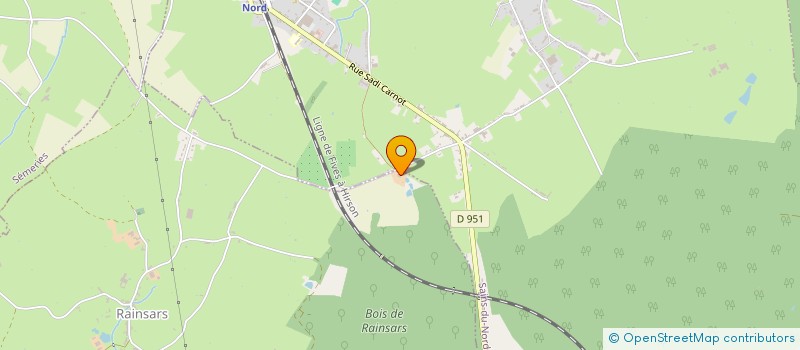 localisation de l'entreprise LA CAMPAGNE  RAINSARS