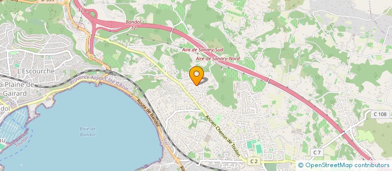 localisation de l'entreprise LA CAMPAGNE à SANARY-SUR-MER