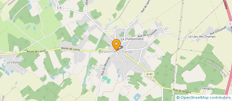 localisation de l'entreprise LA CAMPAGNE à VARENNES-CHANGY