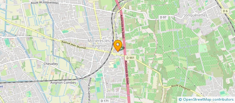 localisation de l'entreprise LA CAMPAGNE  MORIERES-LES-AVIGNON