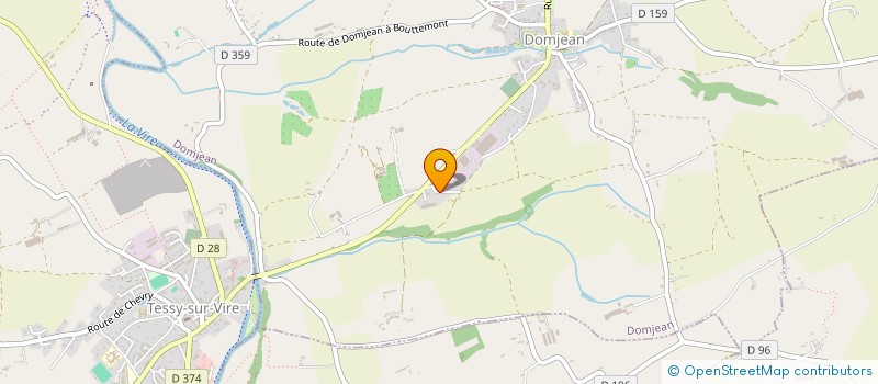 localisation de l'entreprise LA CAMPAGNE  DOMJEAN