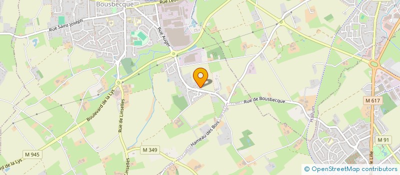 localisation de l'entreprise LA CAMPAGNE A LA VILLE/ ALTER EGO  BOUSBECQUE