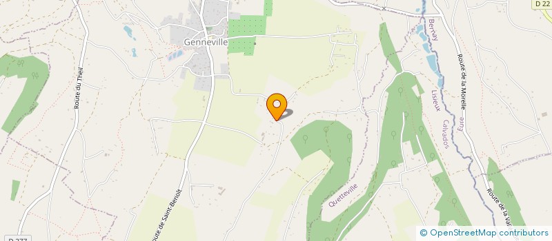 localisation de l'entreprise LA CAMPAGNE HACQUELIN  GENNEVILLE