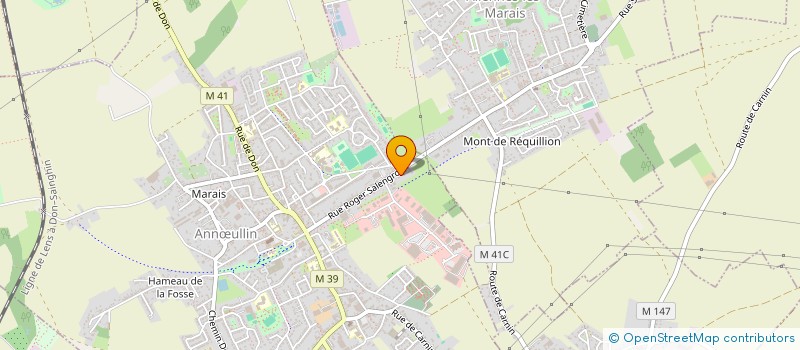 localisation de l'entreprise LA CAMPAGNE VERTE  ANNULLIN