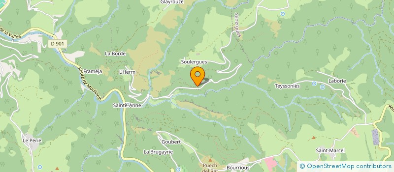 localisation de l'entreprise LA CAMPARONIE à CONQUES-EN-ROUERGUE