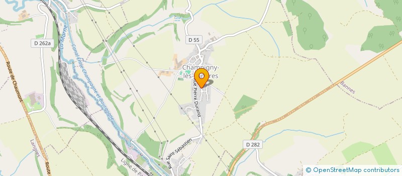 localisation de l'entreprise LA CAMPINOISE à CHAMPIGNY-LES-LANGRES