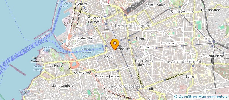 localisation de l'entreprise LA CAMPSOISE DE RESTAURATION à MARSEILLE