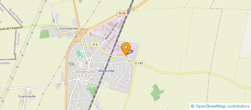 localisation de l'entreprise LA CAMUSE  ANGERVILLE