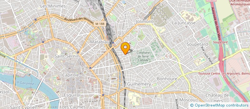 localisation de l'entreprise LA CANAILLE PRODUCTIONS à TOULOUSE