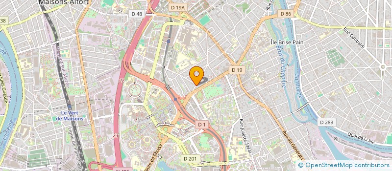 localisation de l'entreprise LA CANALISATION URBAINE à CRETEIL