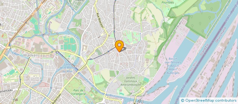 localisation de l'entreprise LA CANARDIERE à STRASBOURG