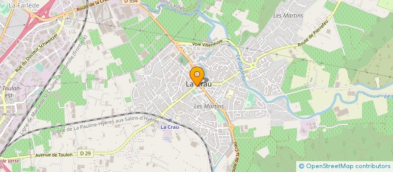 localisation de l'entreprise LA CANAVEROISE à LA VALETTE-DU-VAR