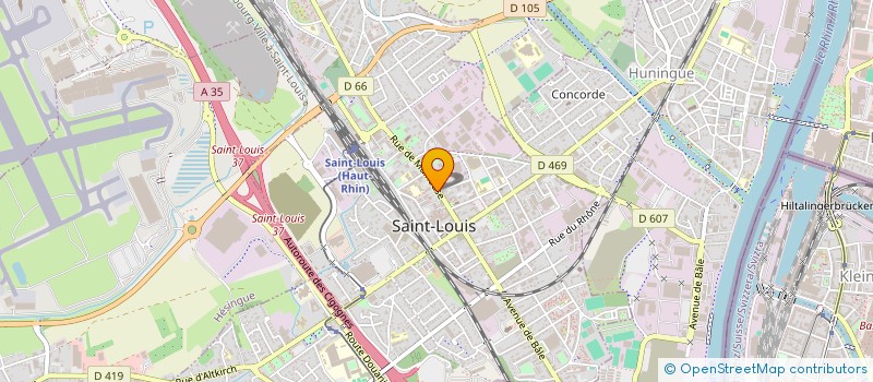 localisation de l'entreprise LA CANCALAISE  SAINT-LOUIS