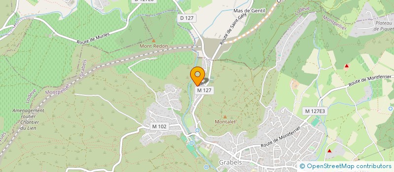 localisation de l'entreprise LA CANISSE  GRABELS