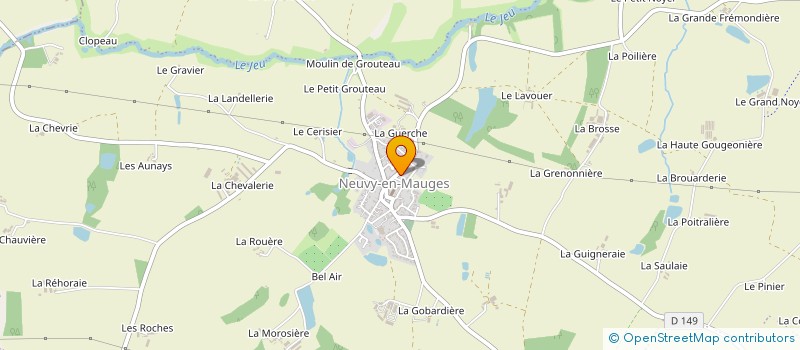 localisation de l'entreprise LA CANNE CHAPELLOISE  CHEMILLE-EN-ANJOU