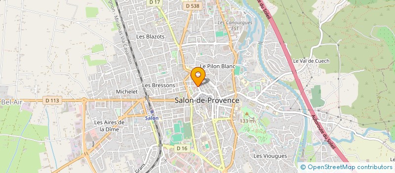 localisation de l'entreprise LA CANNE SUCREE à SALON-DE-PROVENCE