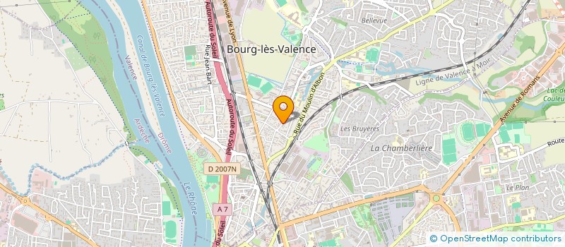 localisation de l'entreprise LA CANNELLE à BOURG-LES-VALENCE