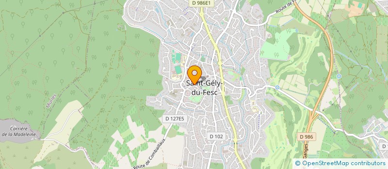 localisation de l'entreprise LA CANNELLE  SAINT-GELY-DU-FESC