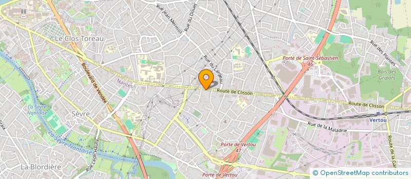 localisation de l'entreprise LA CANOPEE  VERTOU