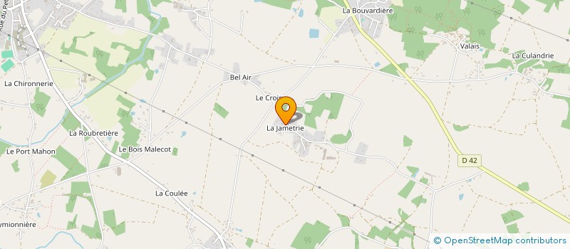 localisation de l'entreprise LA CANOPEE  VIGNEUX-DE-BRETAGNE