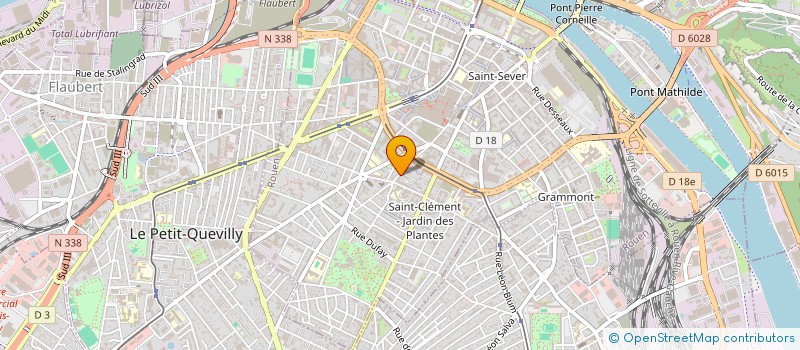 localisation de l'entreprise LA CANOPEE à ROUEN