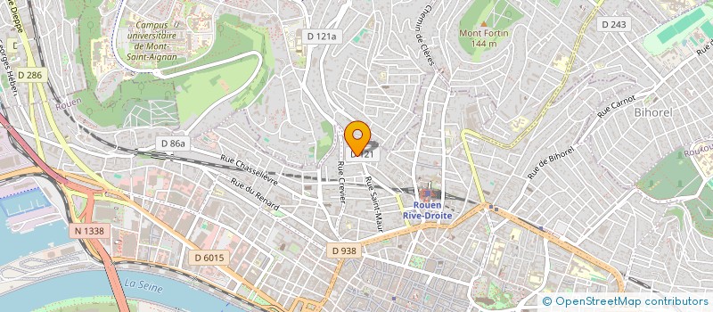 localisation de l'entreprise LA CANOPEE à ROUEN