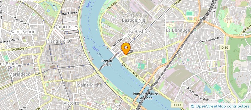 localisation de l'entreprise LA CANOPEE  BORDEAUX