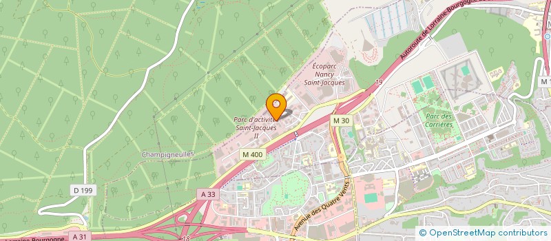 localisation de l'entreprise LA  CANOPEE  MAXEVILLE