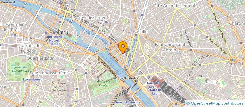 localisation de l'entreprise LA CANOPEE BIO  PARIS