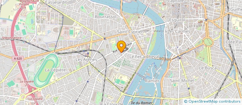 localisation de l'entreprise LA CANOPEE DES BOUSANGA à TOULOUSE