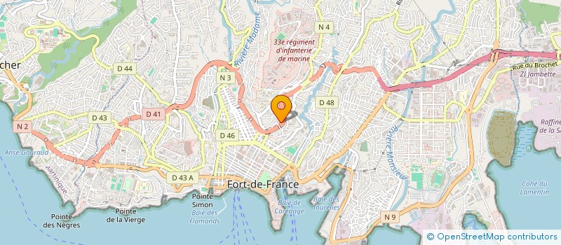 localisation de l'entreprise LA CANOPEE DES SAVEURS, CHEF A DOMICILE à FORT-DE-FRANCE