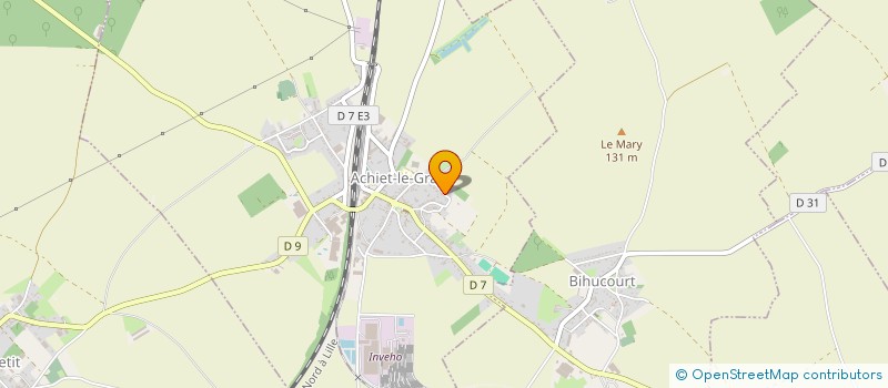 localisation de l'entreprise LA CANOPEE DU SORBIER  ACHIET-LE-GRAND